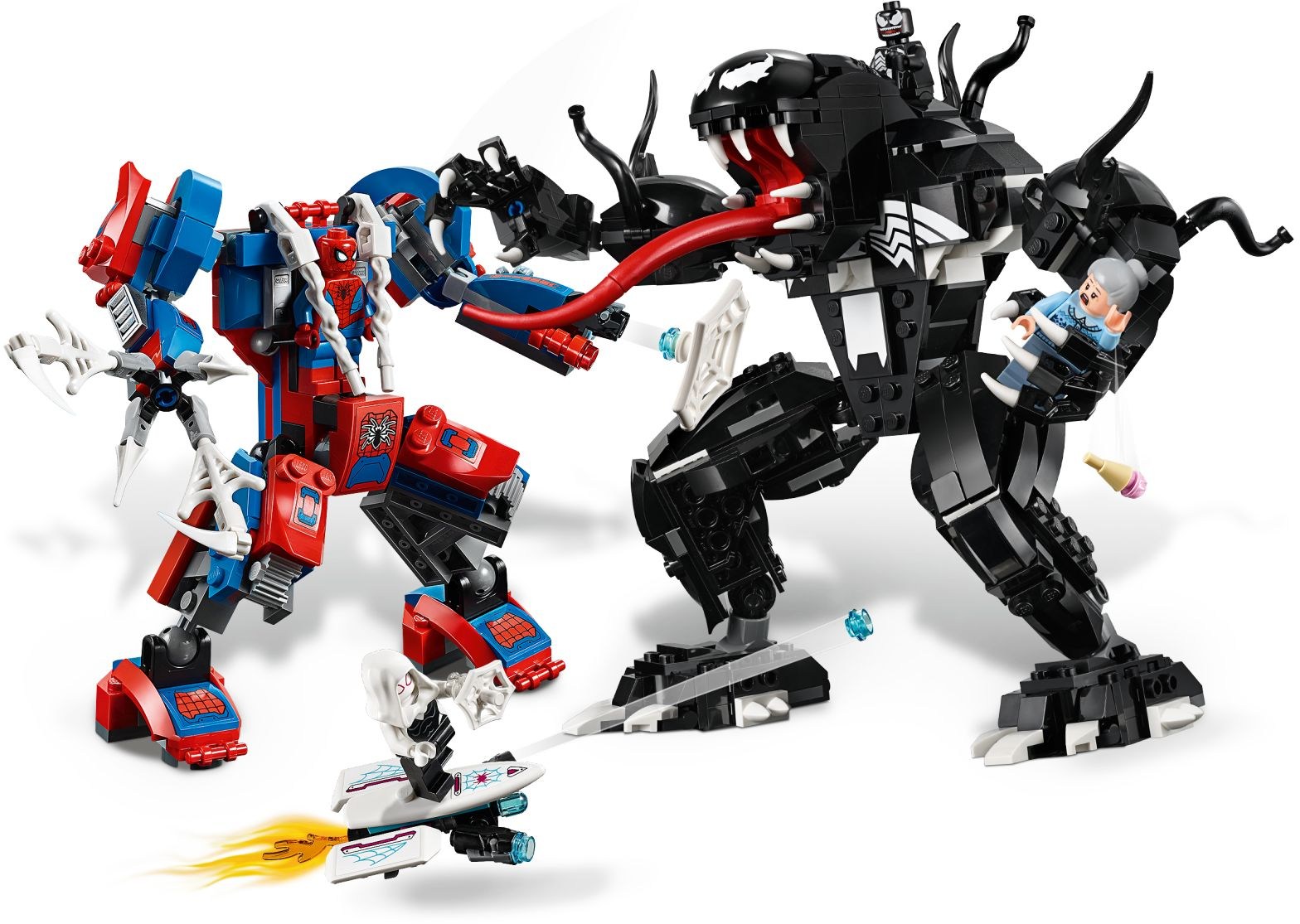 LEGO 76115 Spider Mech vs. Venom Mech Superhero Set - SuperSaverAU - view 2