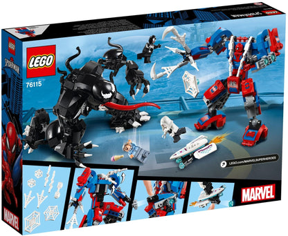 LEGO 76115 Spider Mech vs. Venom Mech Superhero Set