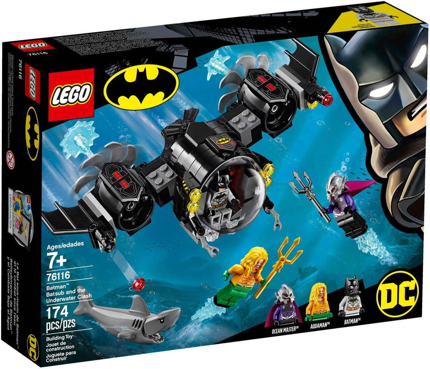 LEGO 76116 Super Heroes Batman Bat Sub and the Underwater Clash- Auzzi Store