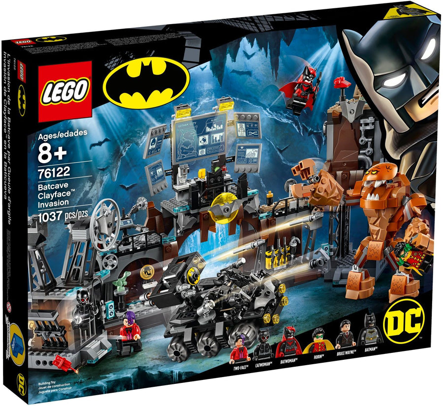 LEGO 76122 Batcave: Clayface Invasion Batman Playset - SuperSaverAU - view 1