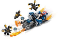 LEGO 76123 Captain America Bike & Outriders Attack - SuperSaverAU - view 2