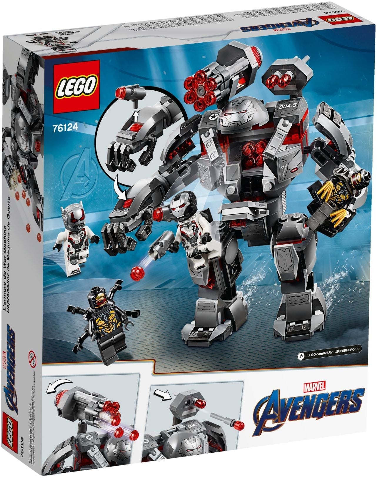 LEGO 76124 Marvel Super Heros The Avengers : War Machine Buster- Auzzi Store