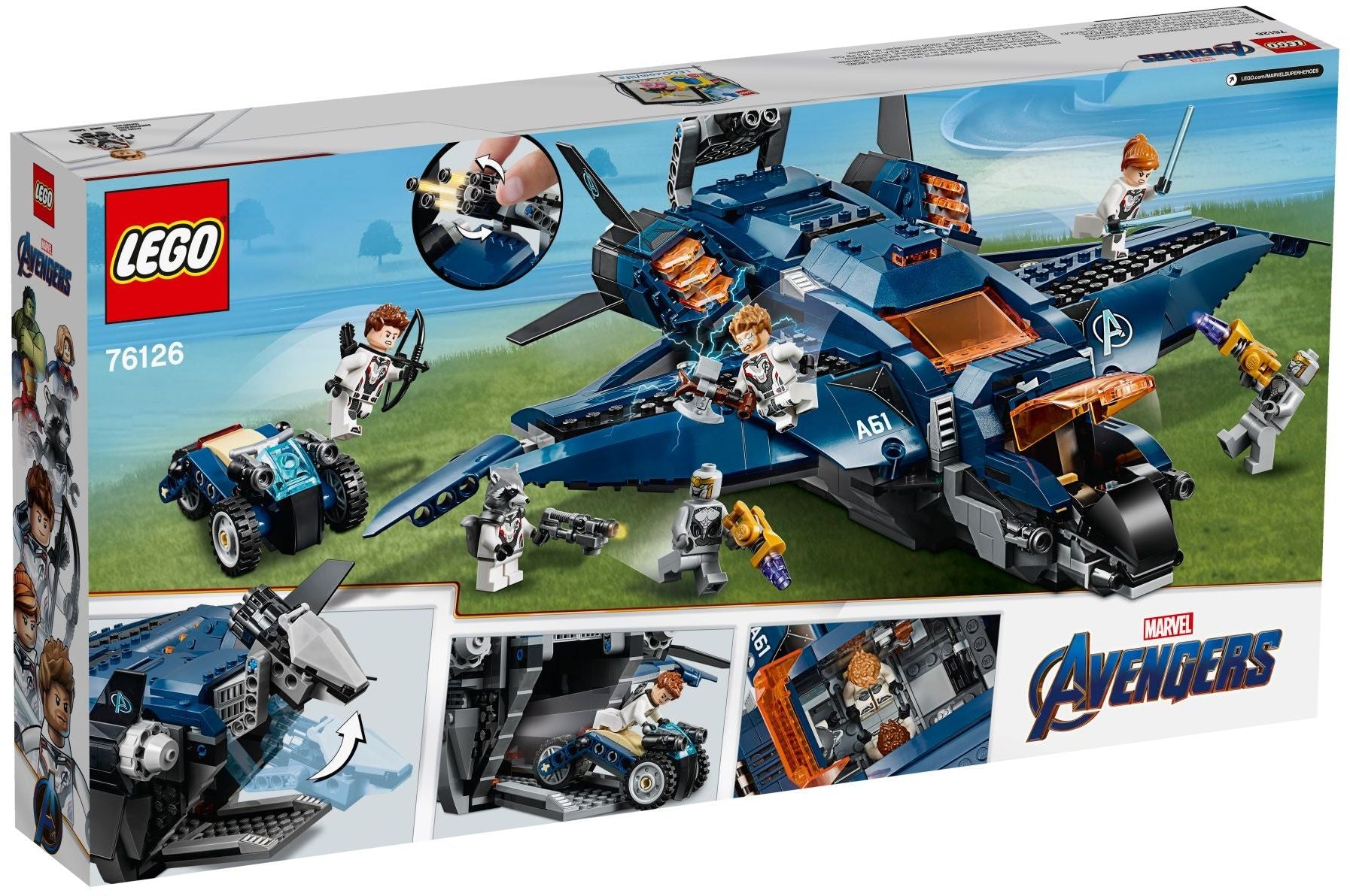 LEGO 76126 Marvel Super Heros The Avengers : Avengers Ultimate Quinjet- Auzzi Store