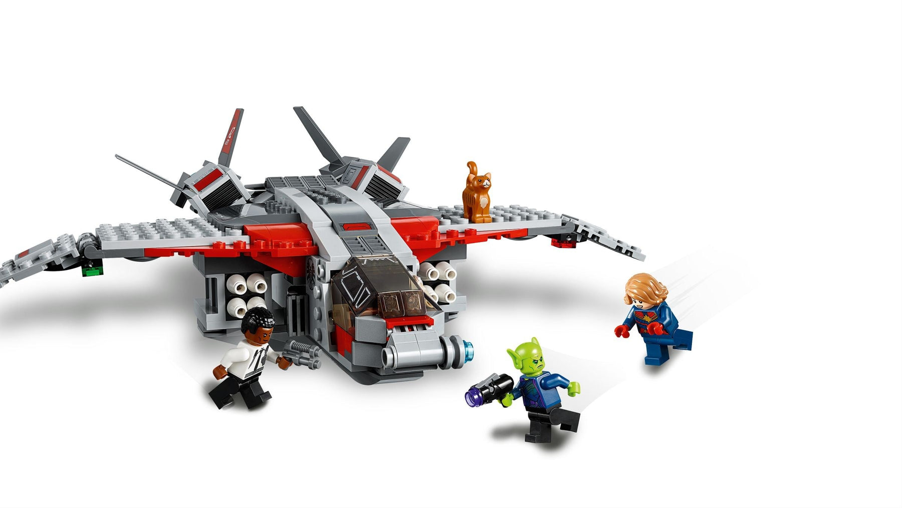 LEGO 76127 Captain Marvel Quinjet & Skrull Attack - SuperSaverAU - view 2