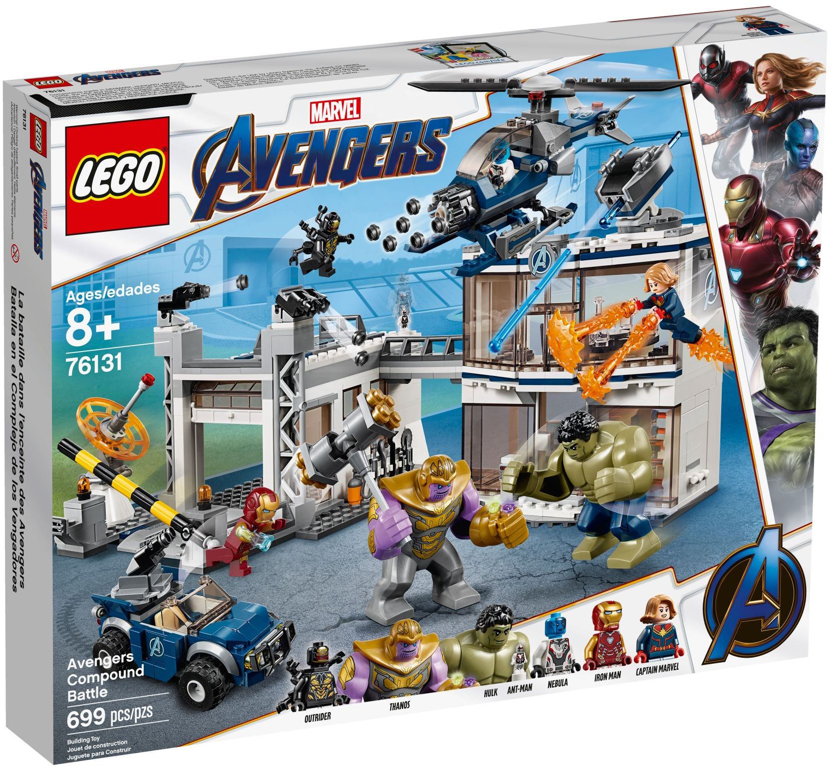 LEGO 76131 Avengers Compound Battle Superhero Minifigures Playset - SuperSaverAU - view 1