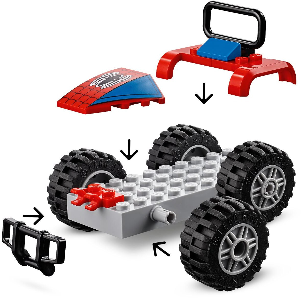 LEGO 76133 Spider-Man Car Chase: Green Goblin Showdown - SuperSaverAU - view 3