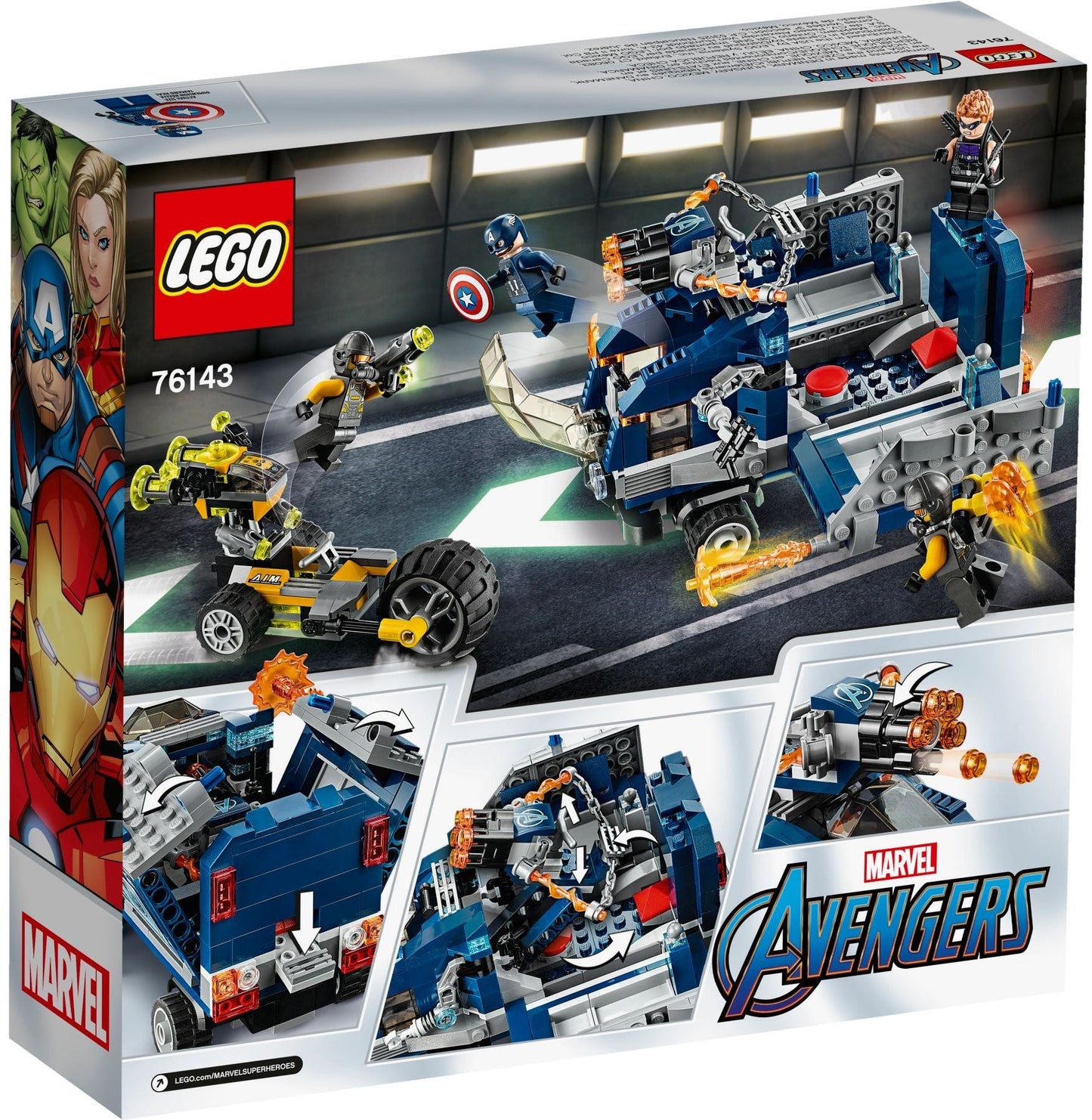 LEGO Marvel Super Heroes 76143: Avengers Truck Take-down- Auzzi Store
