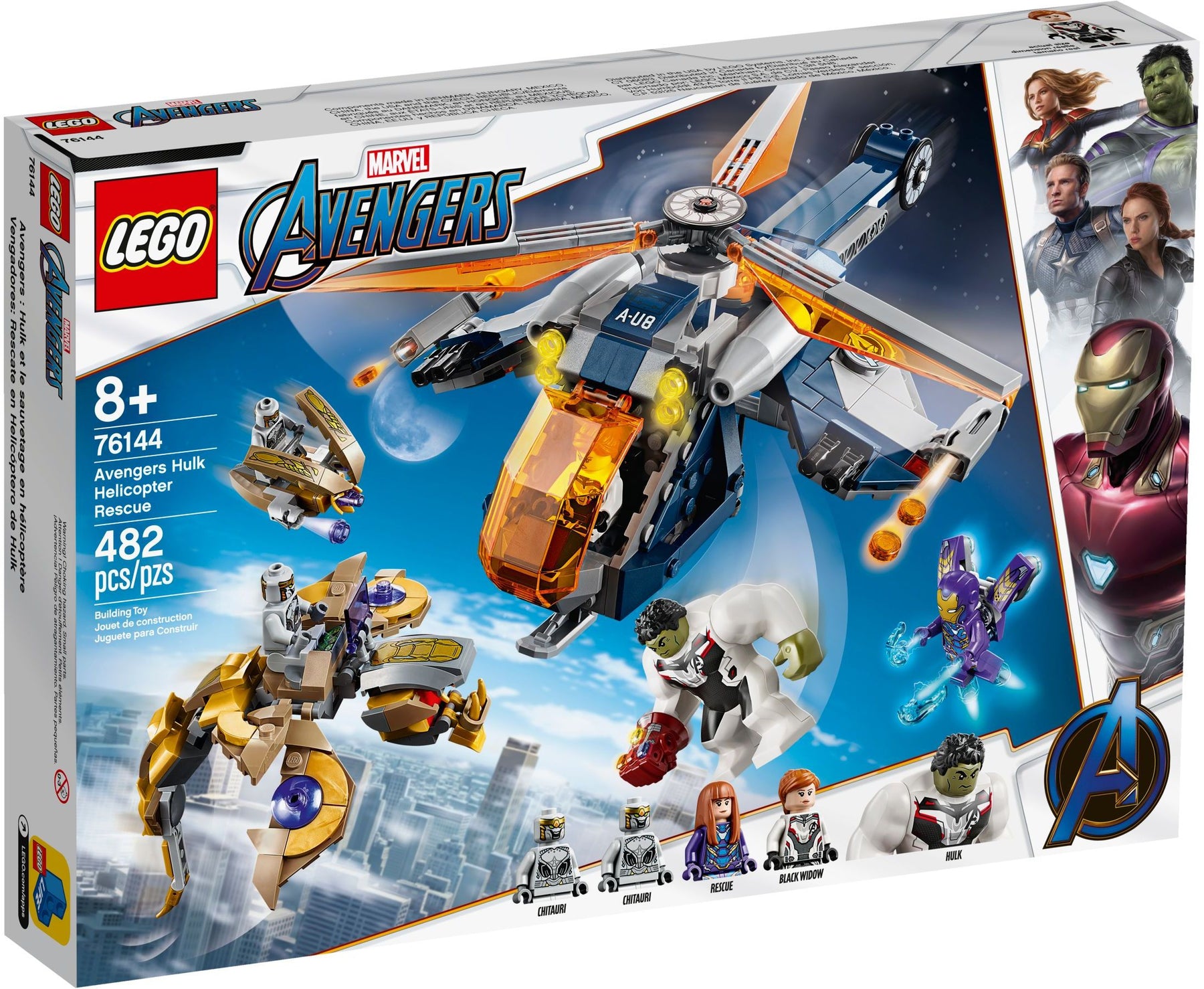 LEGO 76144 Avengers Hulk Helicopter Rescue Set - SuperSaverAU - view 1