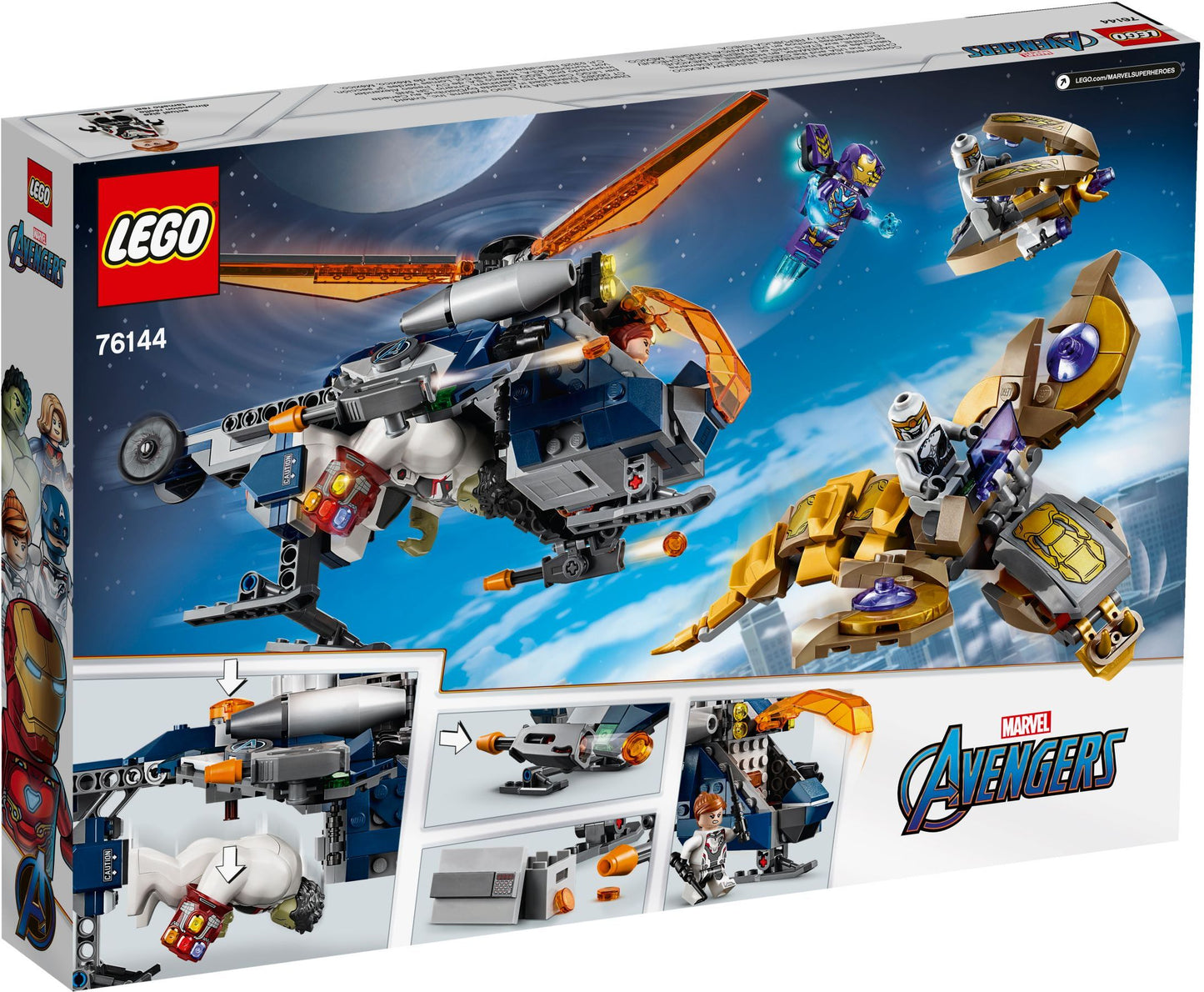 LEGO 76144 Avengers Hulk Helicopter Rescue Set