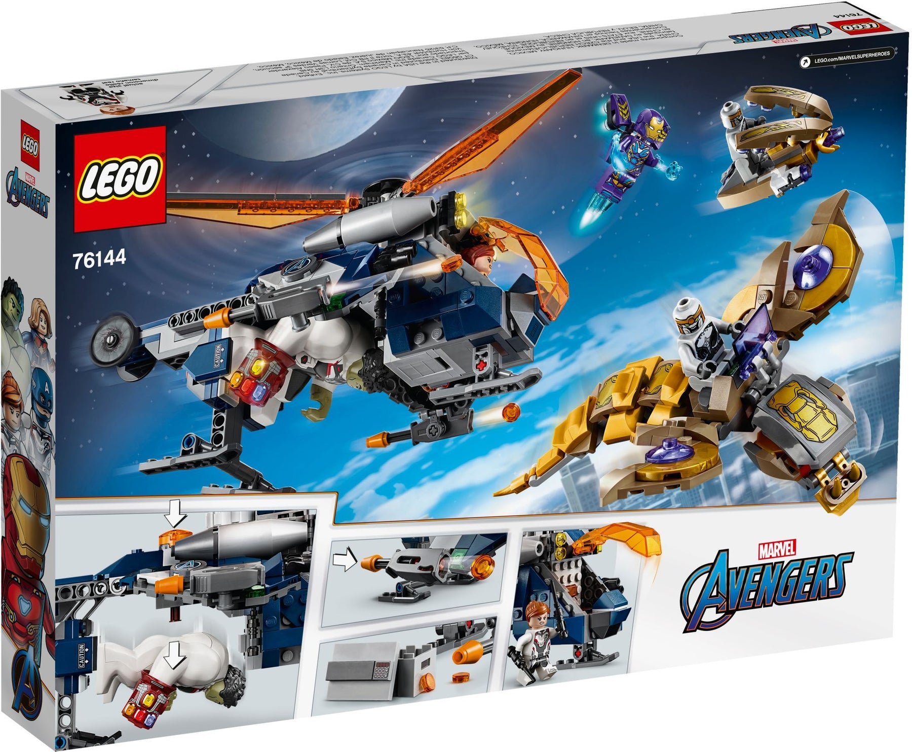 LEGO 76144 Avengers Hulk Helicopter Rescue Set - SuperSaverAU - view 7