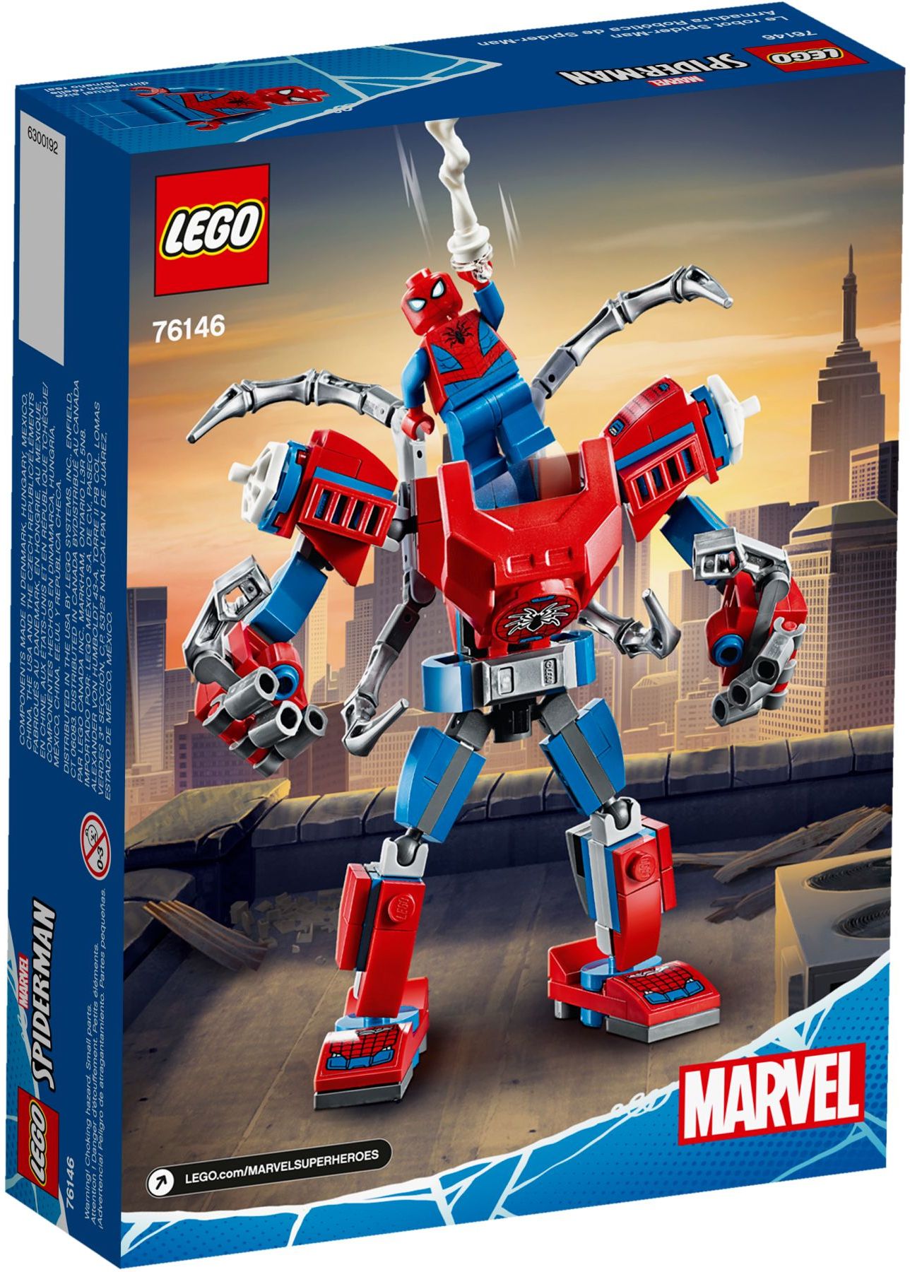 LEGO 76146 Spider-Man Mech Superhero Action Figure Toy - SuperSaverAU - view 4