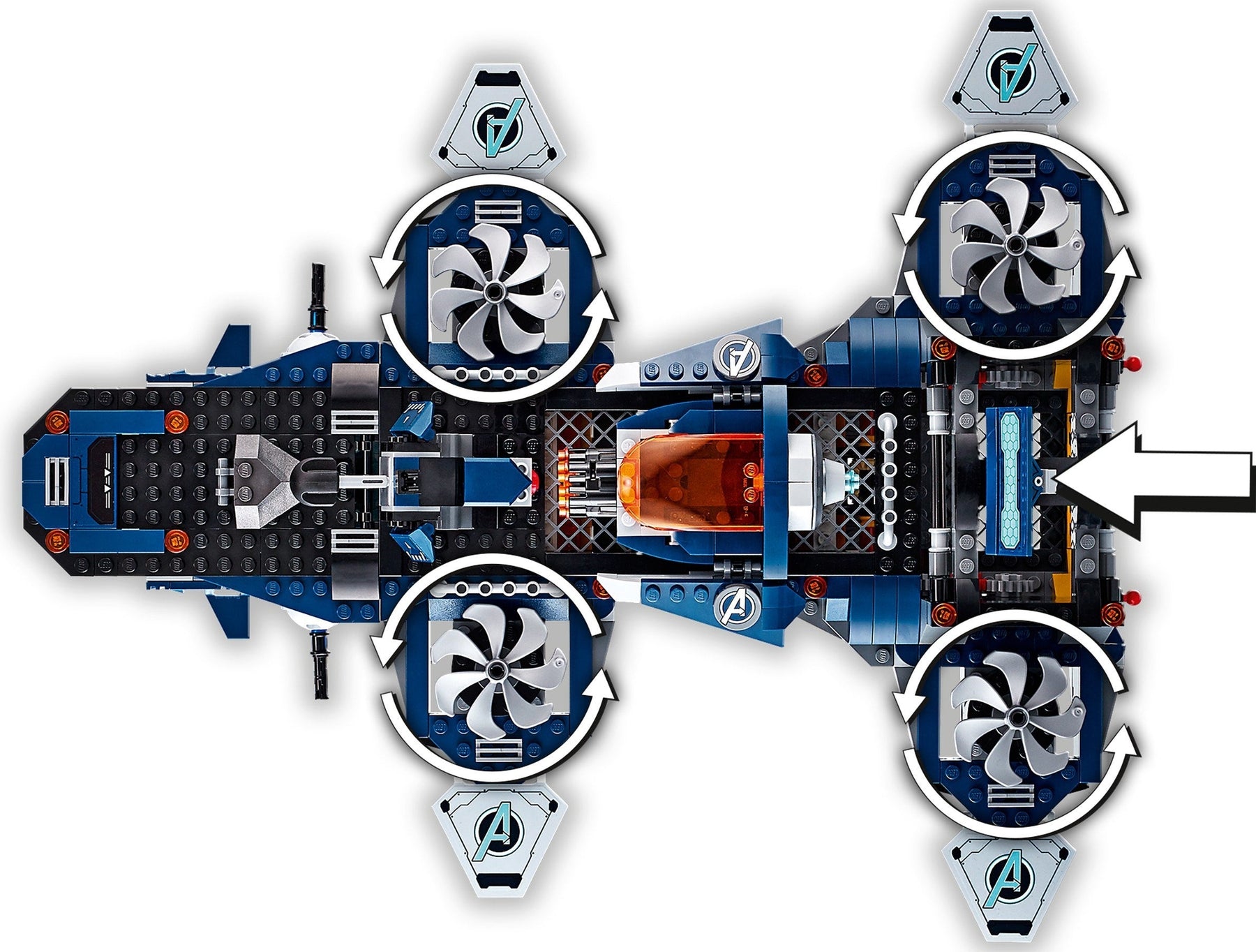 LEGO 76153 Marvel Super Heroes Avengers Helicarrier - Auzzi Store