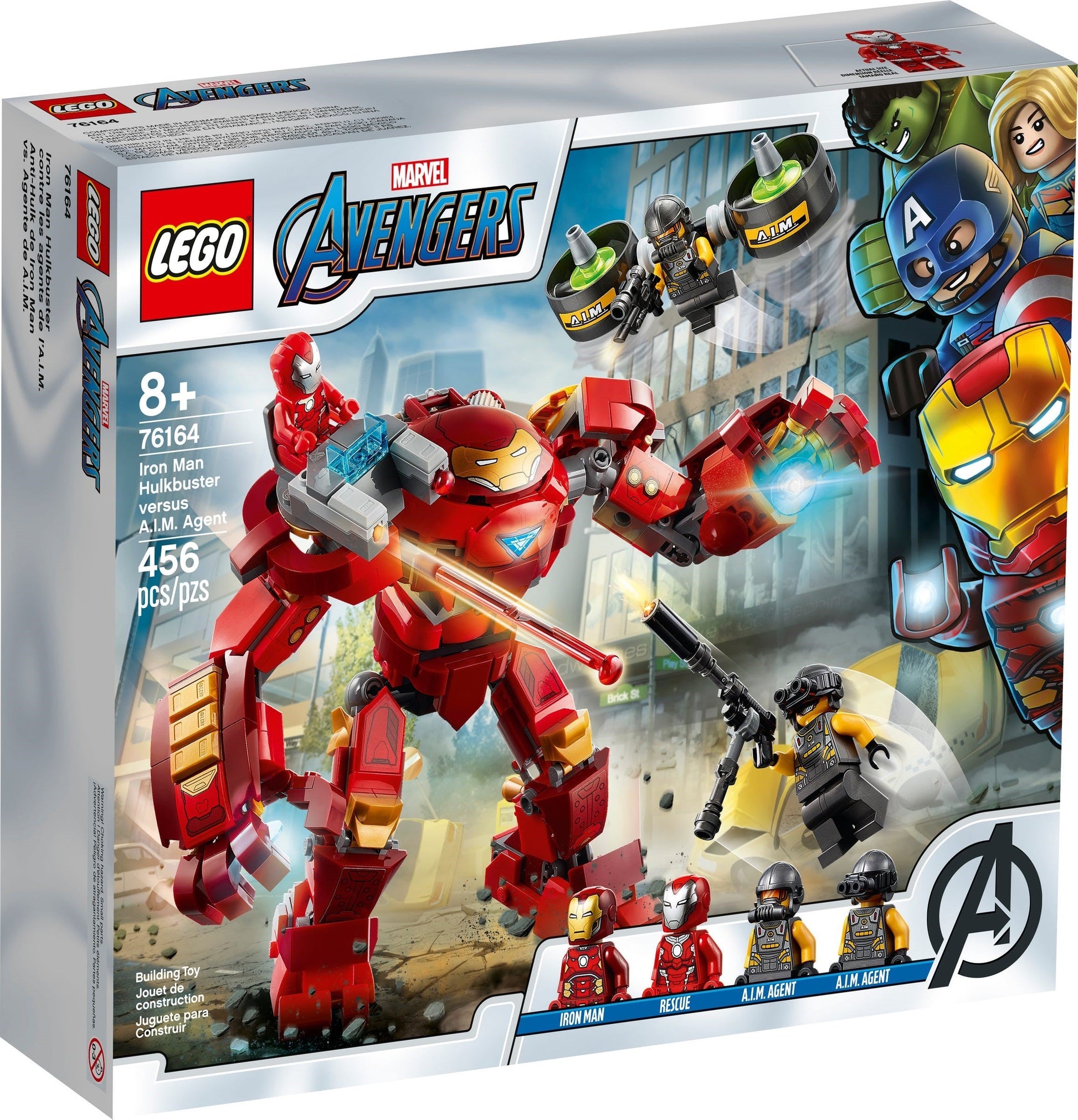 LEGO Marvel Series 76164 Iron Man Hulkbuster versus A.I.M. Agent- Auzzi Store