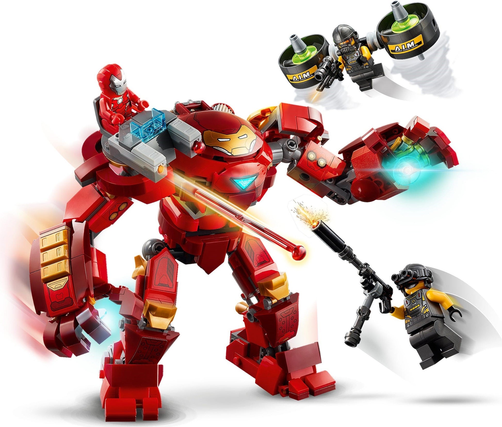LEGO Marvel Series 76164 Iron Man Hulkbuster versus A.I.M. Agent- Auzzi Store
