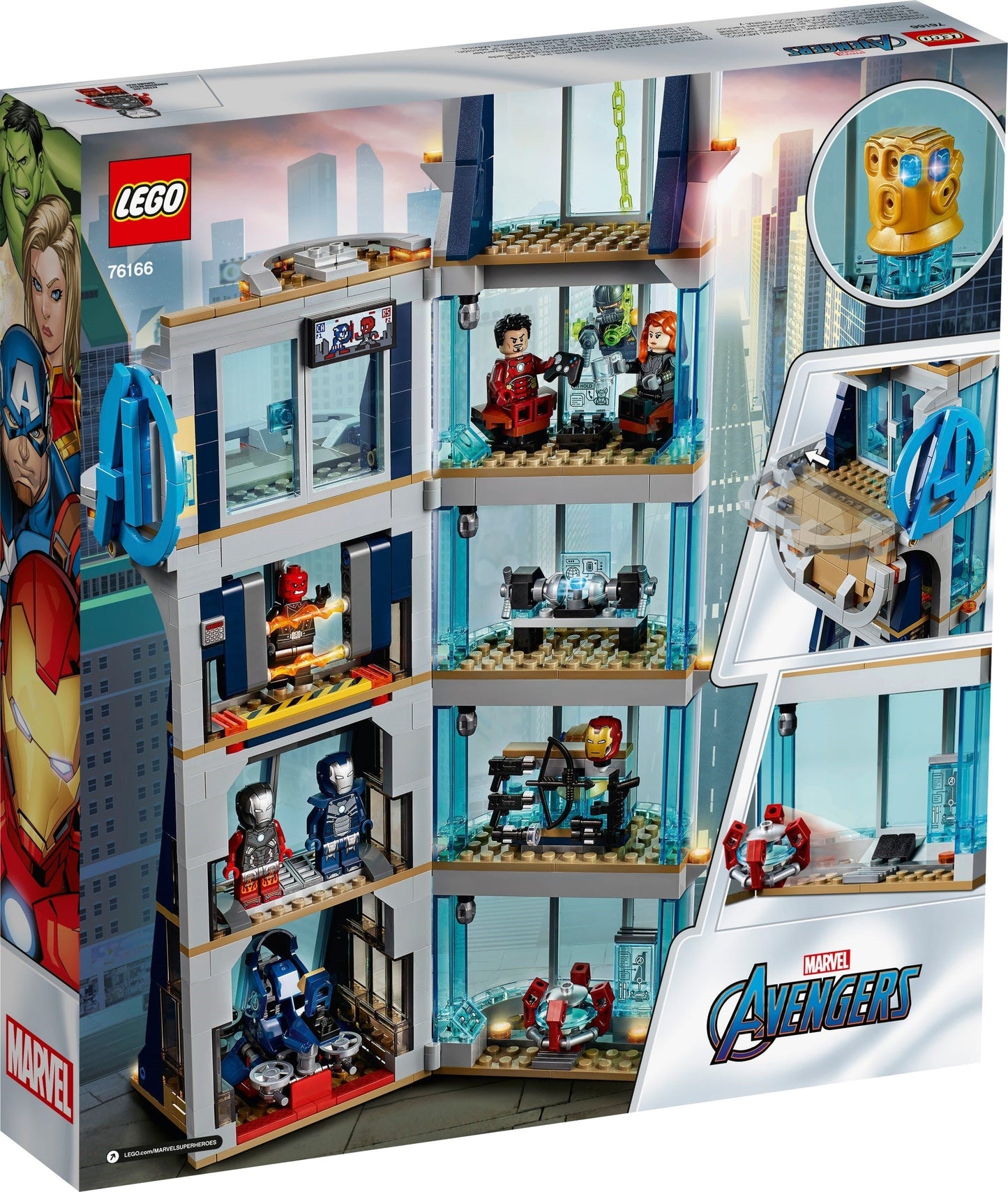 LEGO Marvel Series 76166 Avengers Tower Battle- Auzzi Store