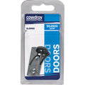 Cowdroy 60mm Nylon Sliding Track Door Stop - Black