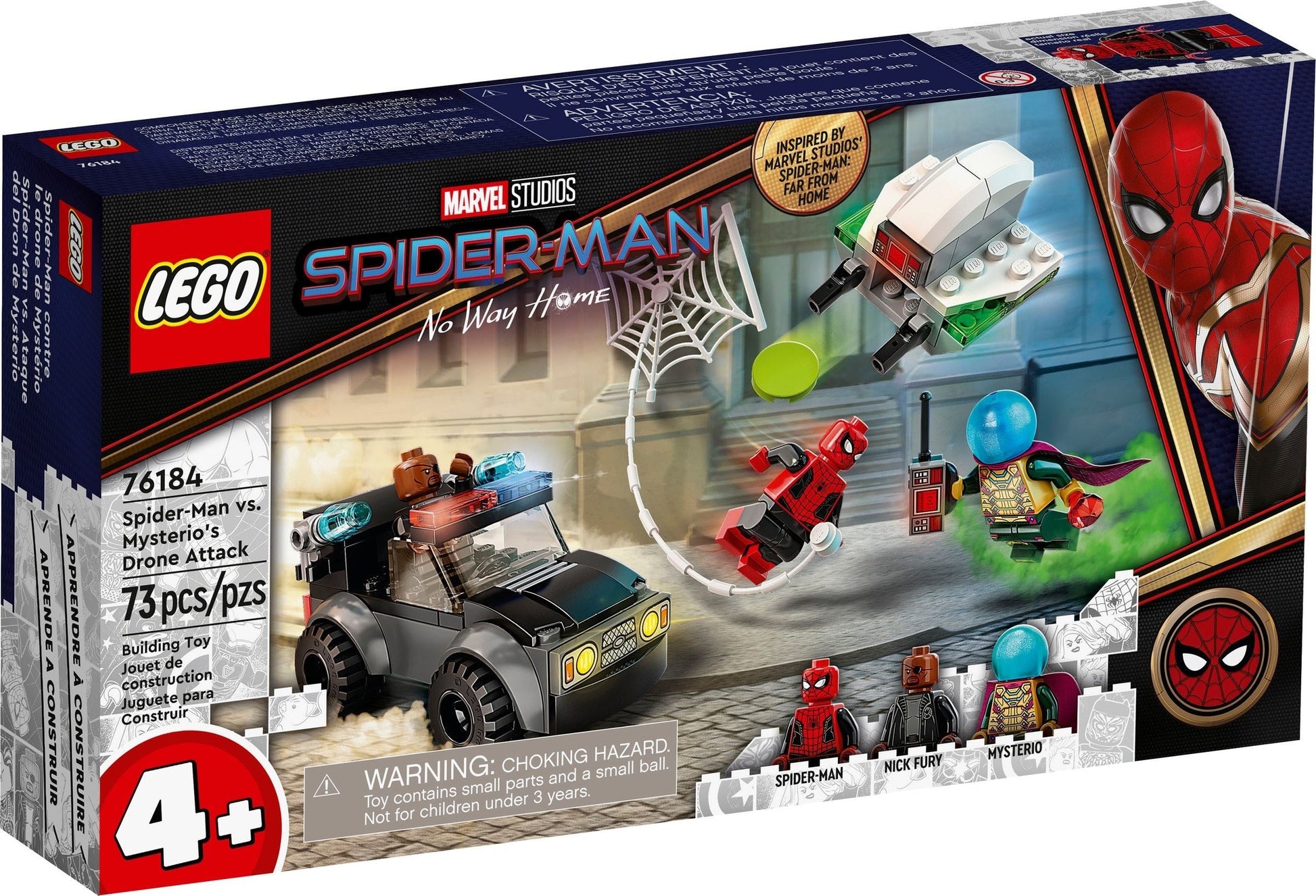 LEGO Marvel Series 76184 Spider-Man vs. Mysterio's Drone Attack- Auzzi Store