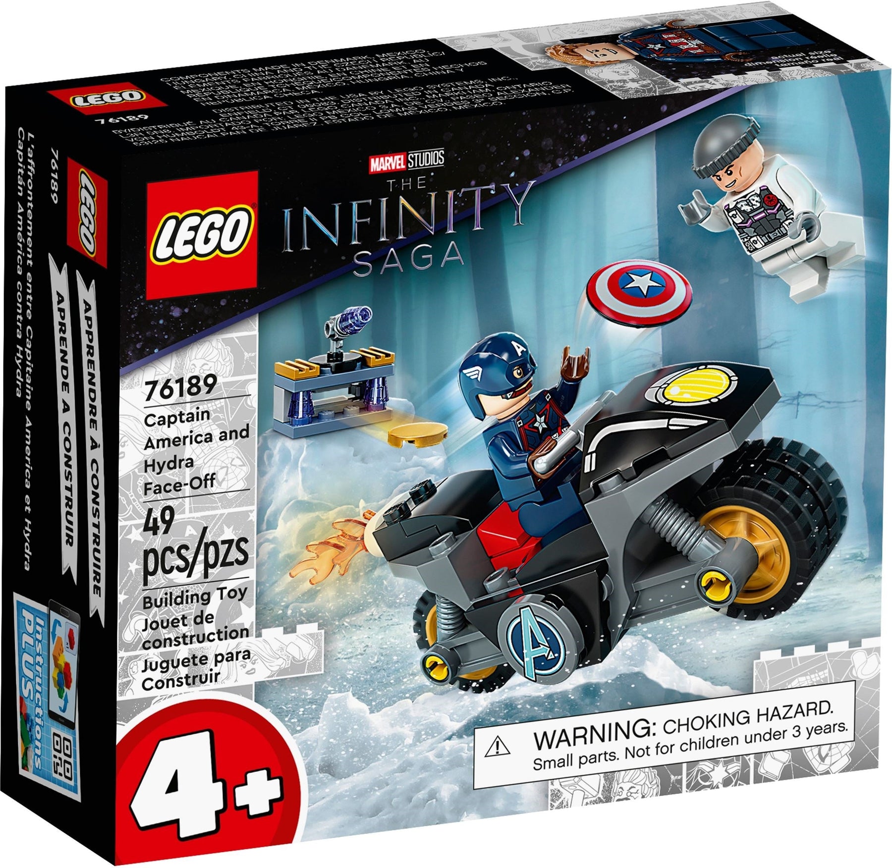 LEGO Marvel Series 76189 Captain America and Hydra Face-Off- Auzzi Store