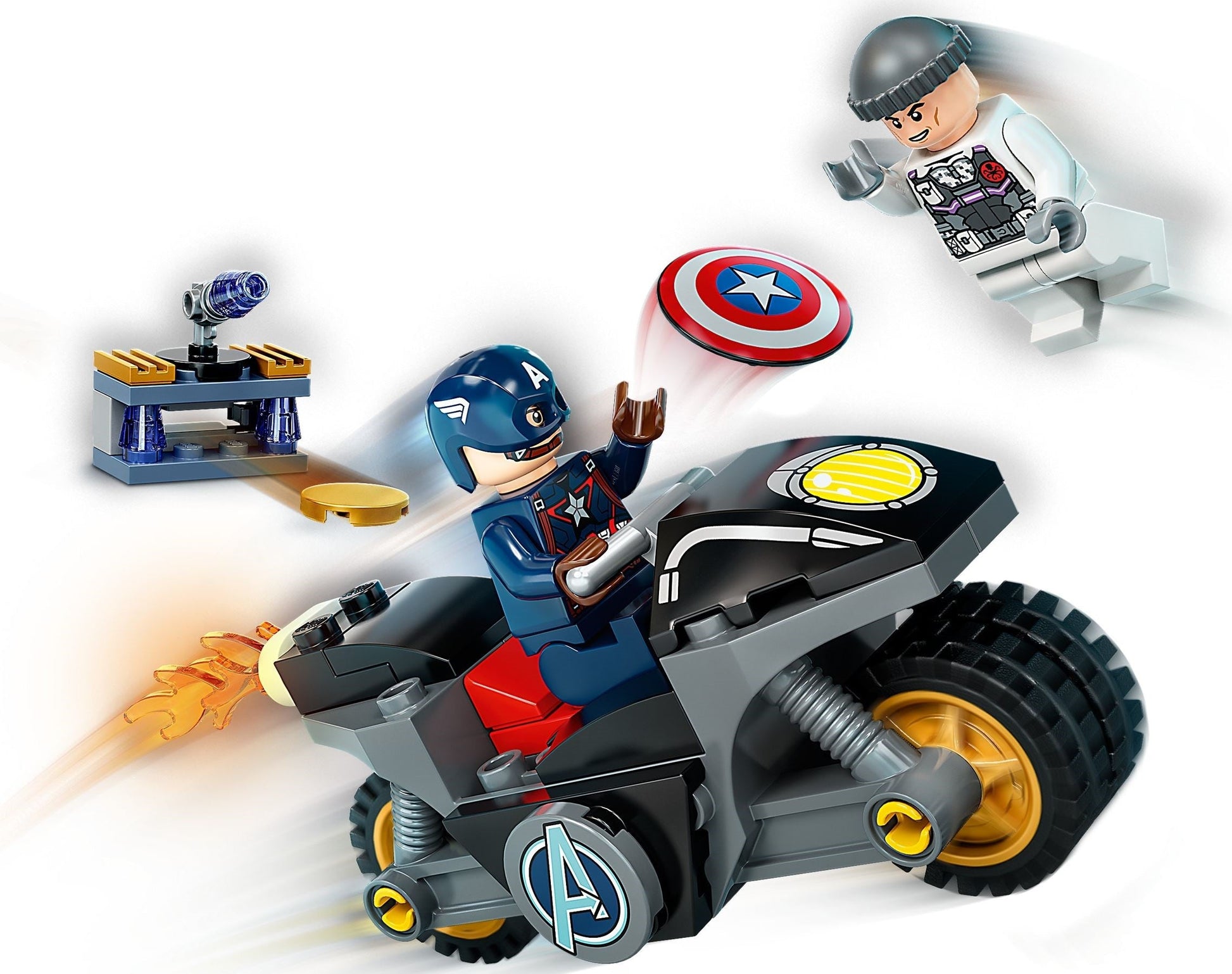 LEGO Marvel Series 76189 Captain America and Hydra Face-Off- Auzzi Store