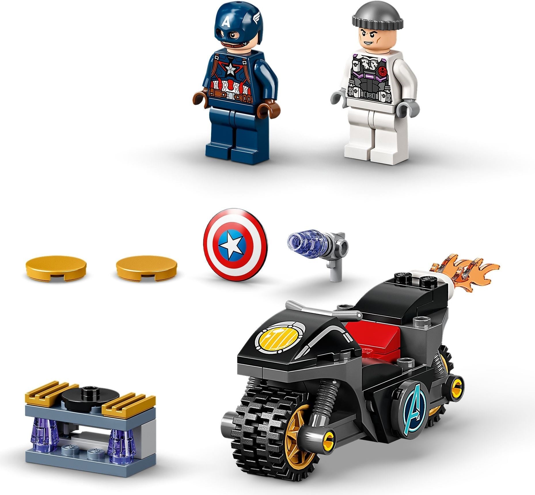 LEGO Marvel Series 76189 Captain America and Hydra Face-Off- Auzzi Store