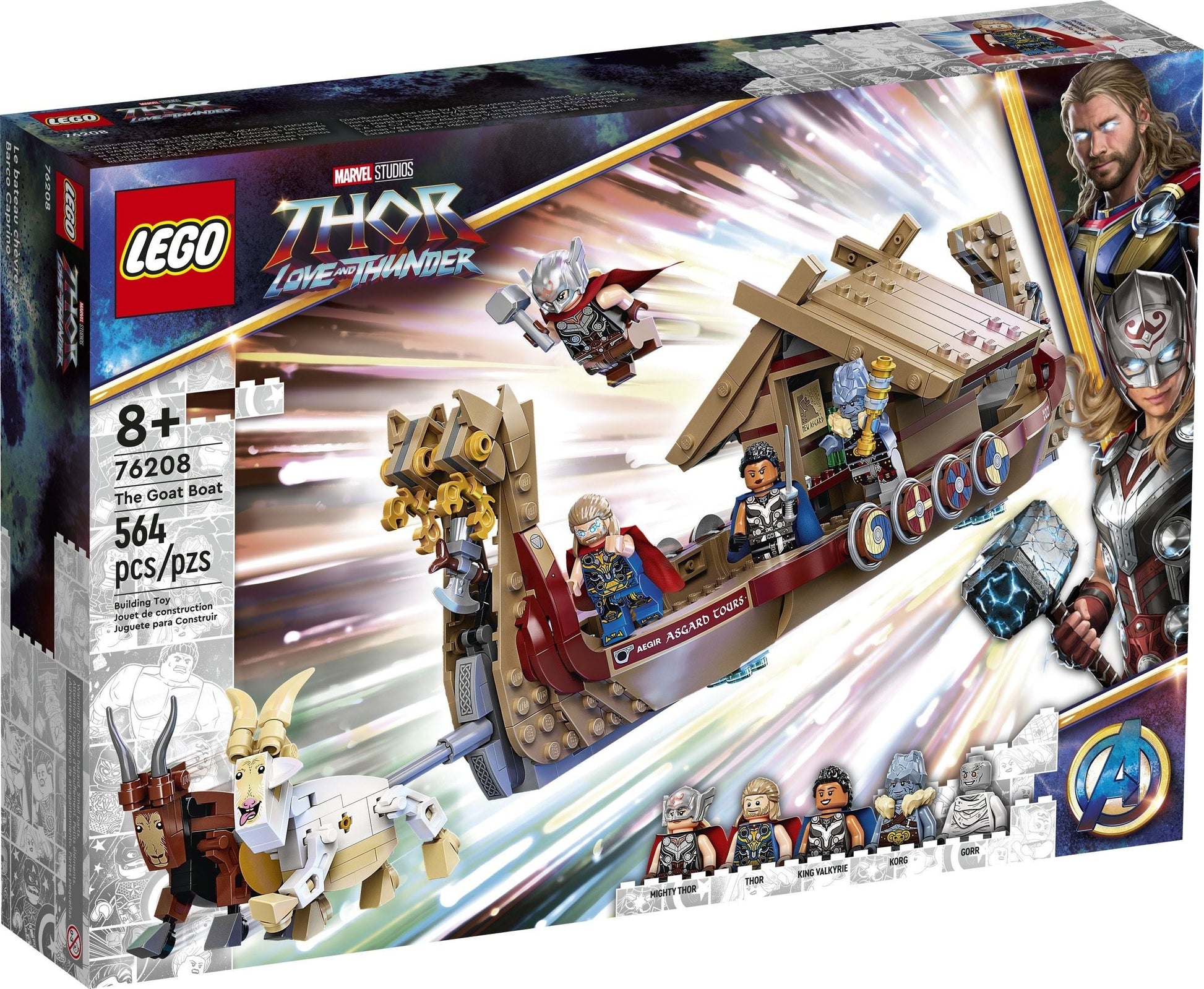 LEGO Marvel 76208 Thor 4 Love and Thunder The Goat Boat- Auzzi Store