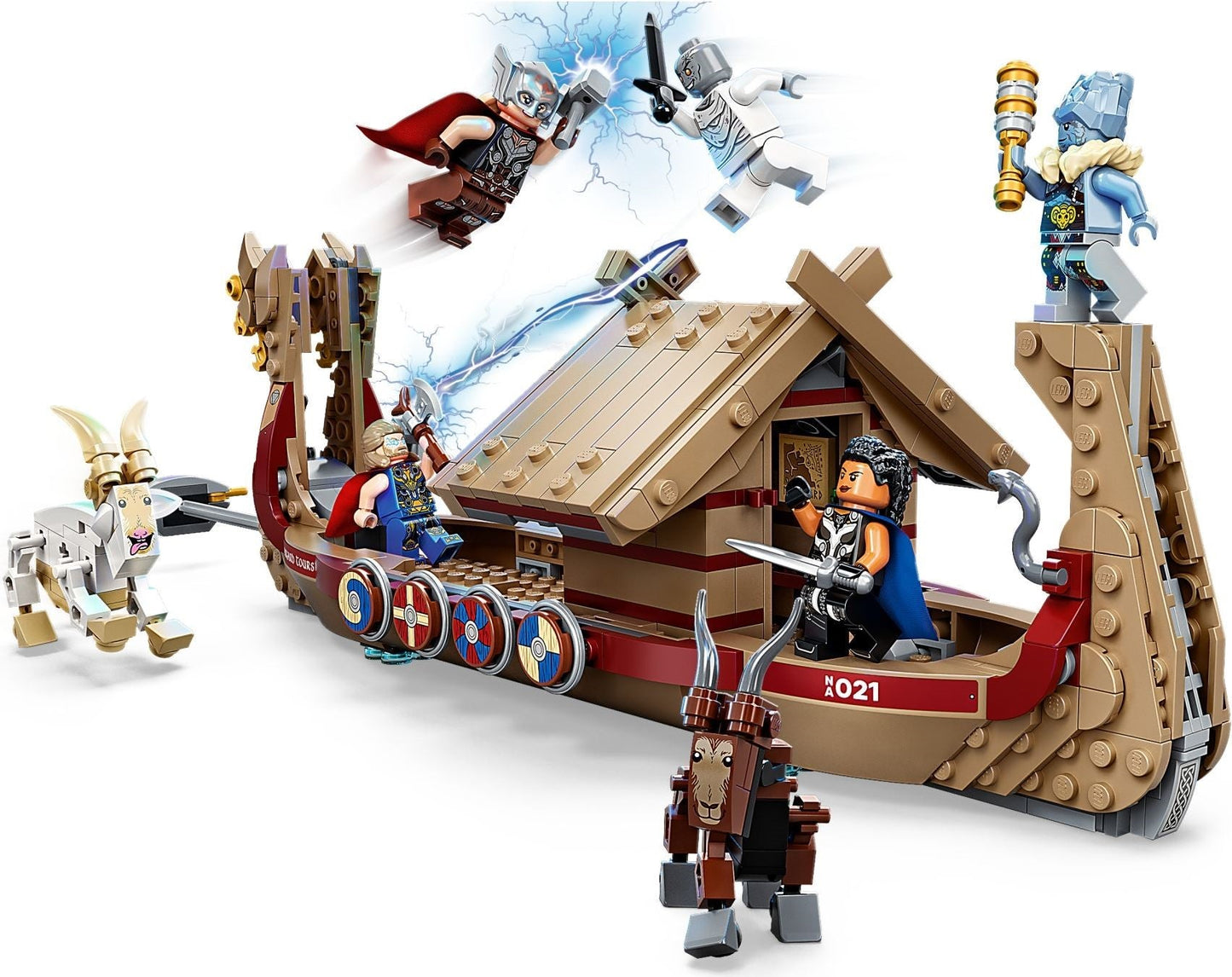 LEGO Marvel 76208 Thor 4 Love and Thunder The Goat Boat- Auzzi Store