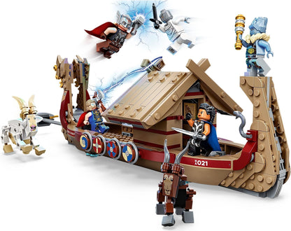 LEGO Marvel 76208 Thor 4 Love and Thunder The Goat Boat- Auzzi Store