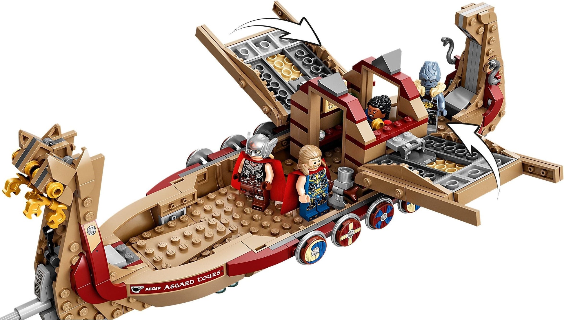 LEGO Marvel 76208 Thor 4 Love and Thunder The Goat Boat- Auzzi Store