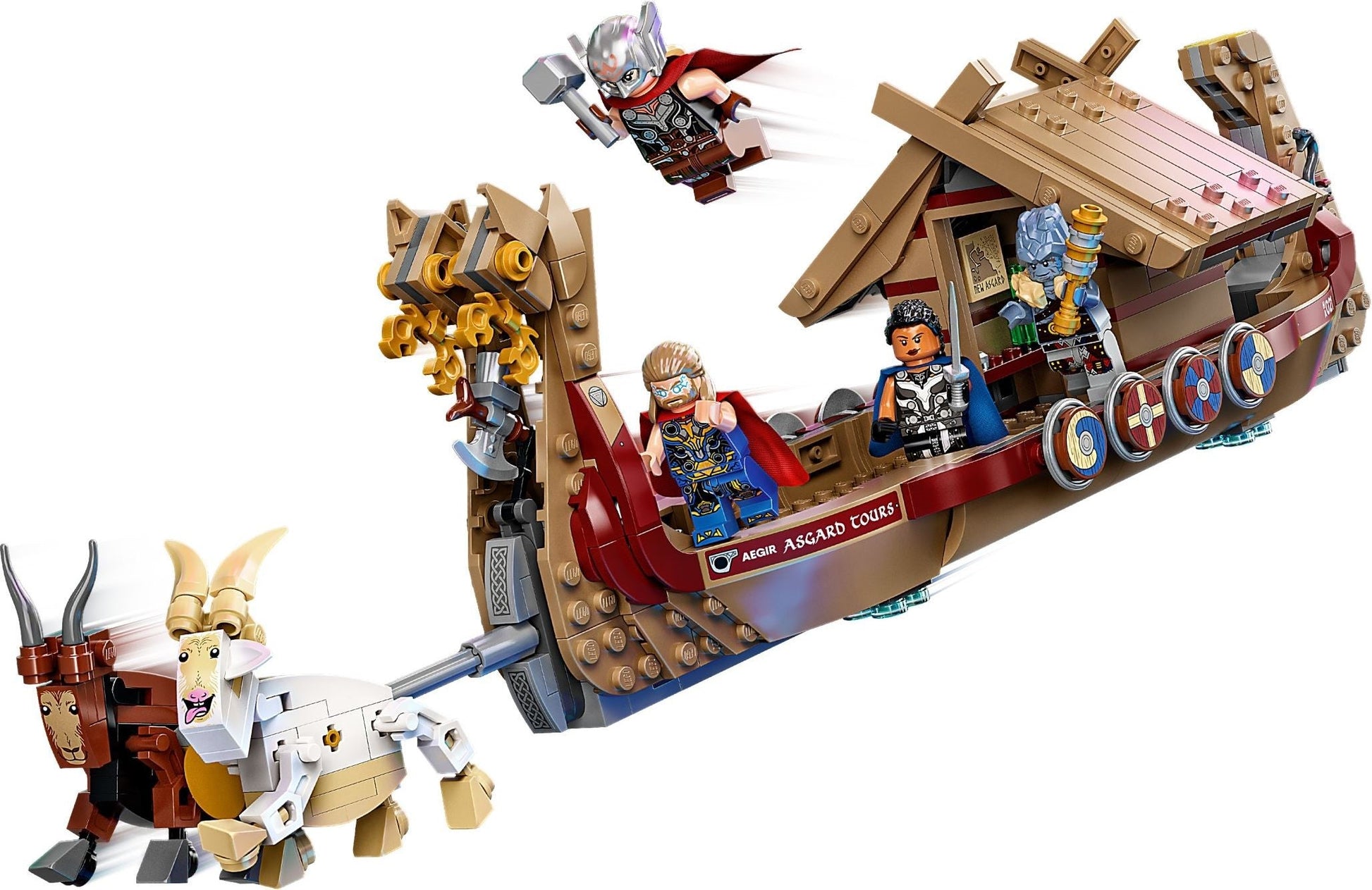 LEGO Marvel 76208 Thor 4 Love and Thunder The Goat Boat- Auzzi Store