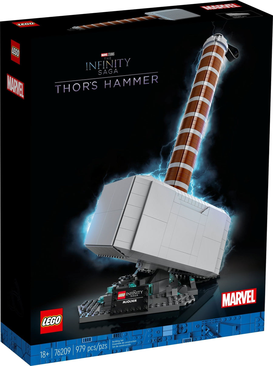 LEGO 76209 Thor's Hammer Mjolnir Infinity Saga Display Set - SuperSaverAU - view 1
