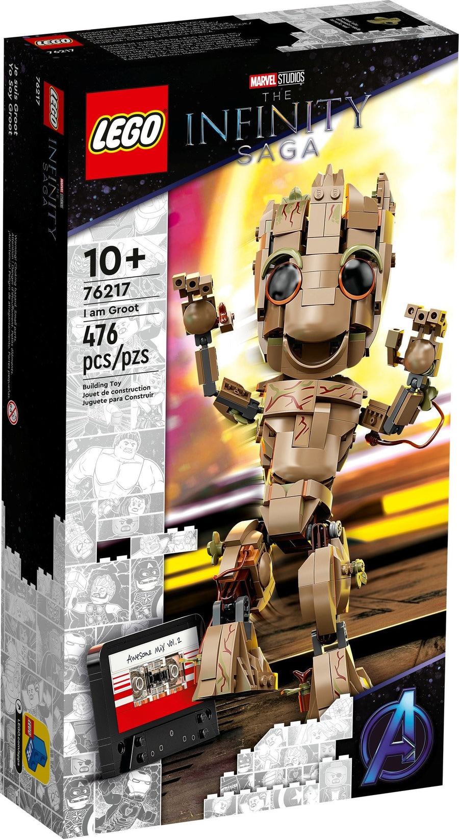 LEGO 76217 I am Groot: Posable Baby Groot Kit - SuperSaverAU - view 1