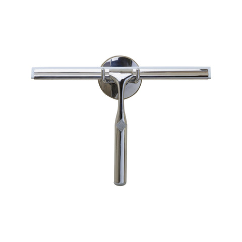 Better Living Deluxe Shower Squeegee Chrome with Suction Storage Hook