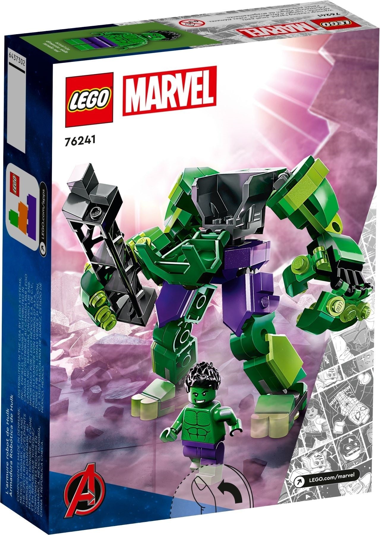 LEGO 76241 Hulk Mech Armor – Action-Packed Superhero Playset