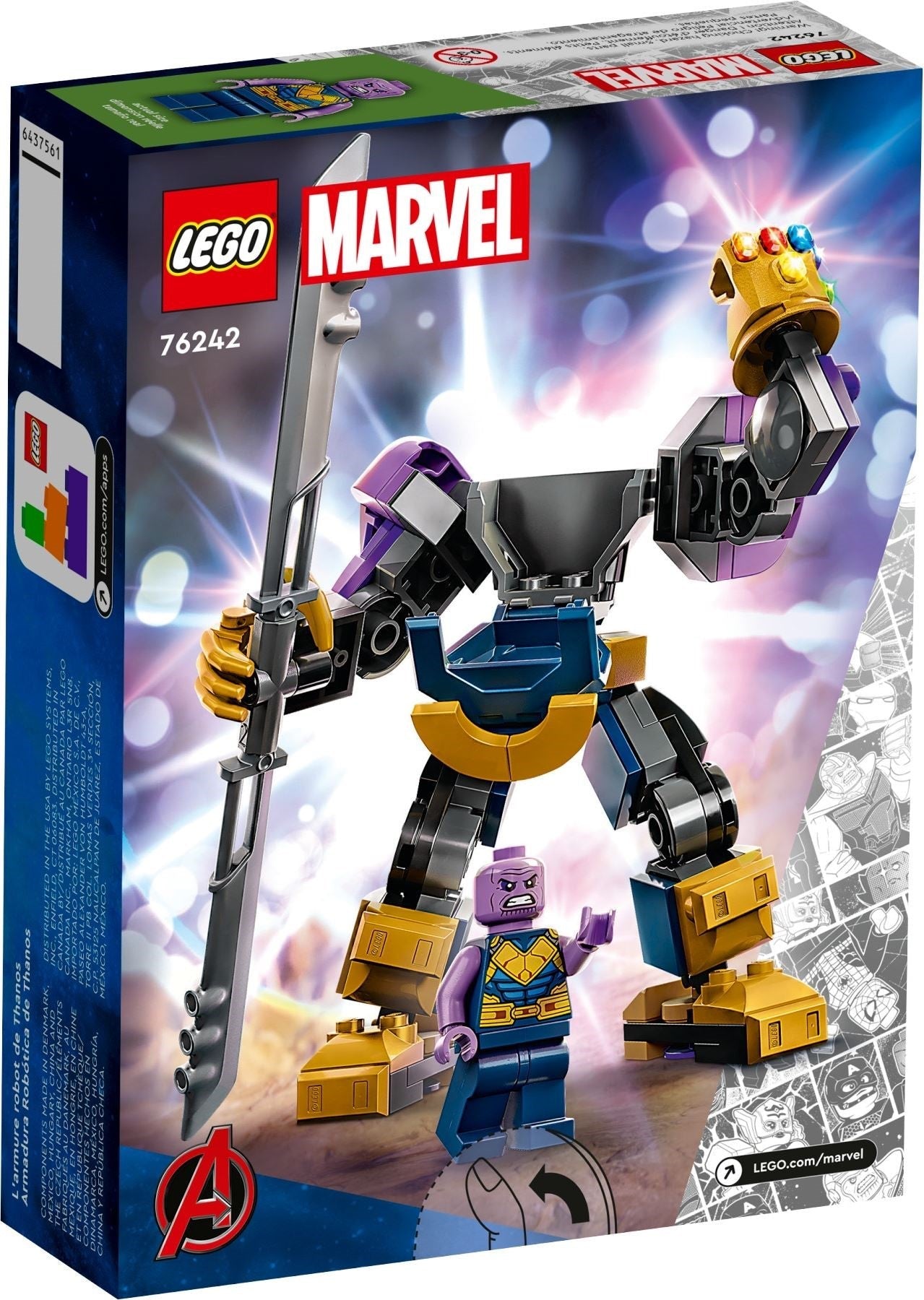 LEGO 76242 Thanos Mech Armor Marvel- Auzzi Store