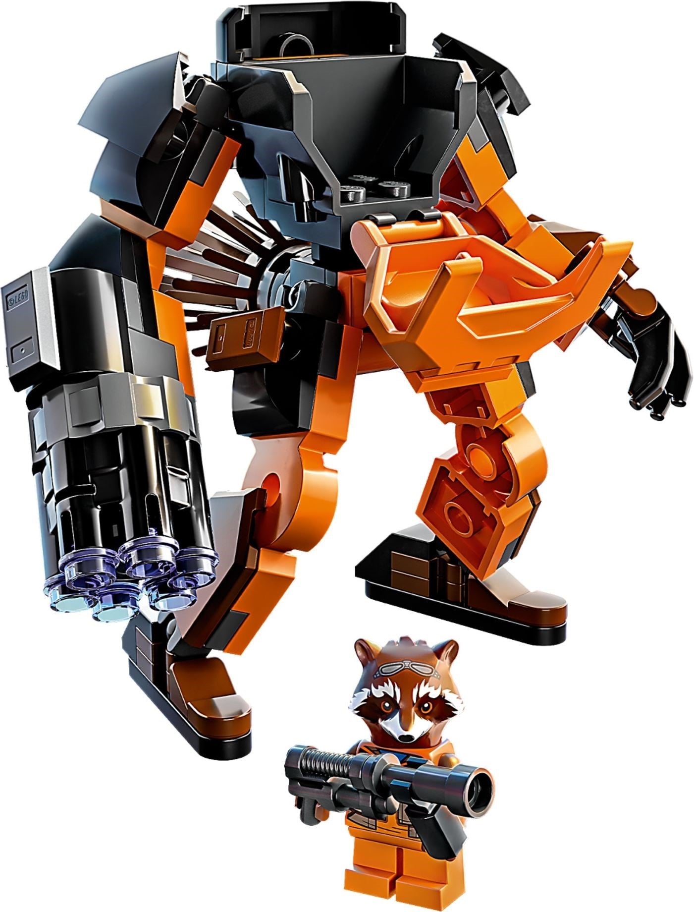 LEGO 76243 Rocket Mech Armor – Guardians of the Galaxy Battle Set - SuperSaverAU - view 2