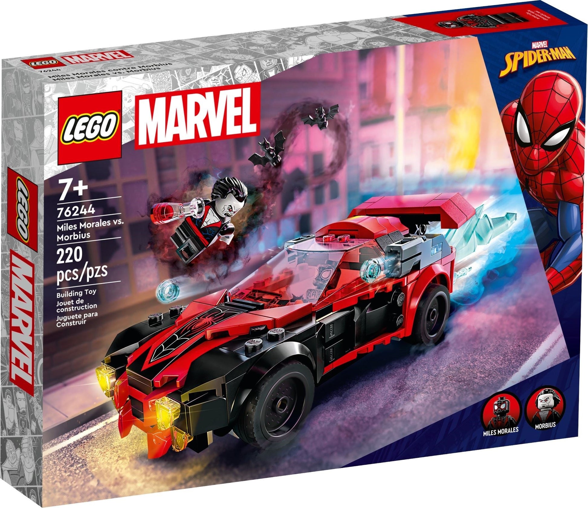 LEGO 76244 Miles Morales vs. Morbius Marvel- Auzzi Store