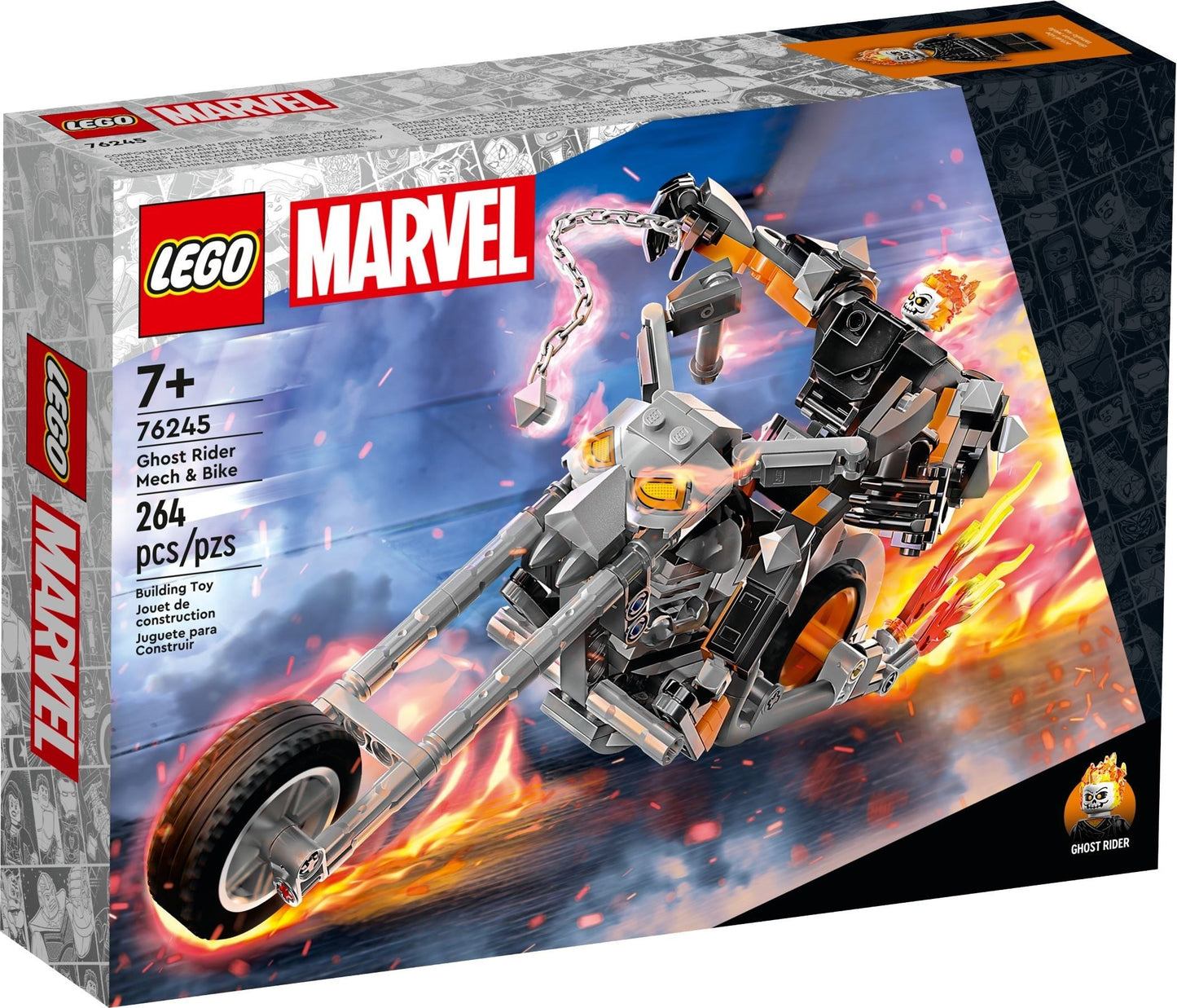 LEGO 76245 Ghost Rider Mech & Bike Marvel- Auzzi Store