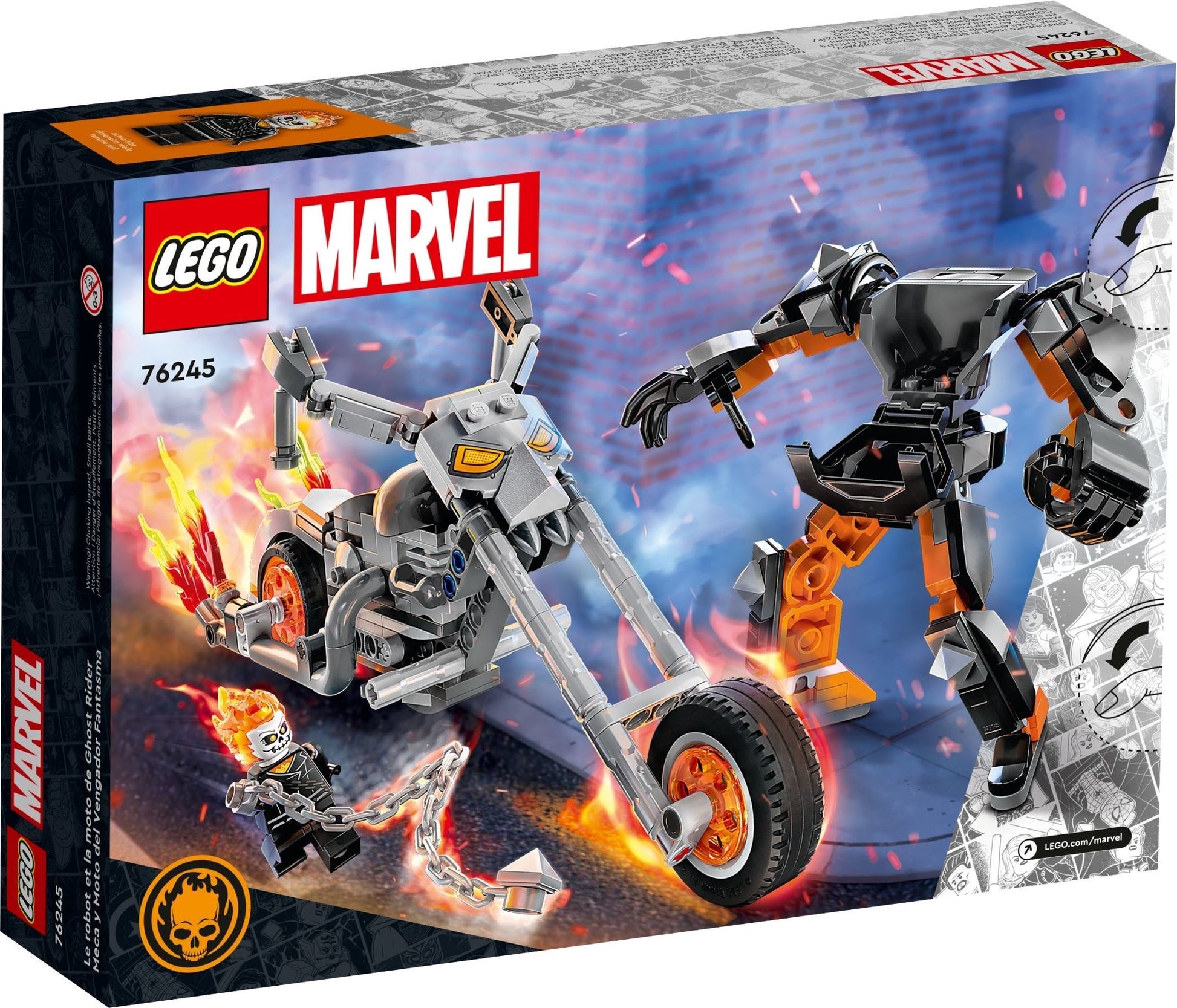 LEGO 76245 Ghost Rider Mech & Bike Marvel- Auzzi Store