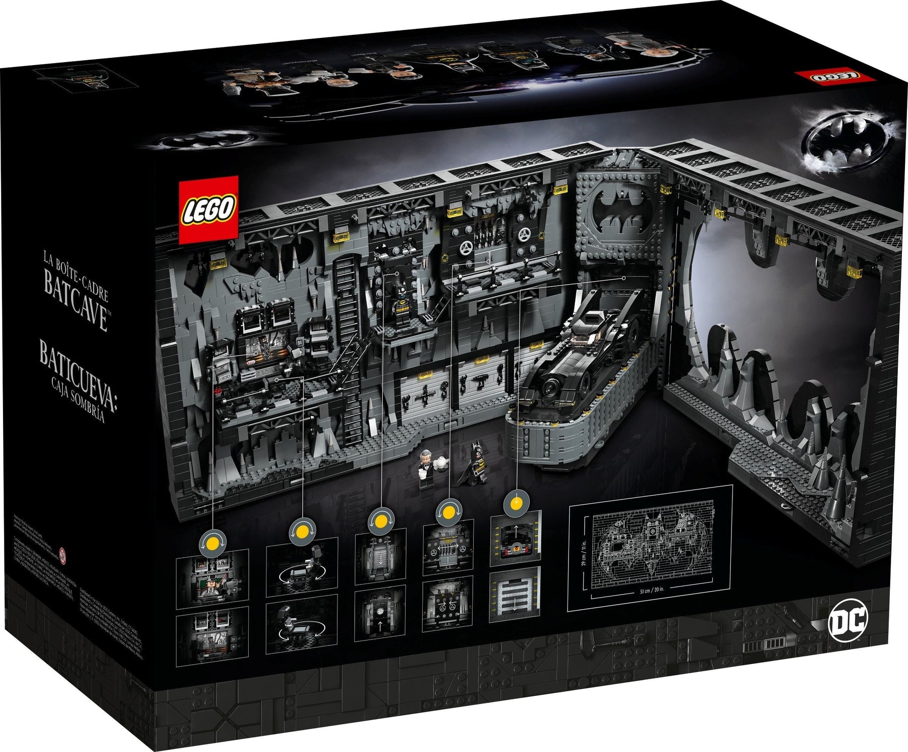 LEGO 76252 Batcave Shadow Box – Ultimate Batman Collectible - SuperSaverAU - view 4