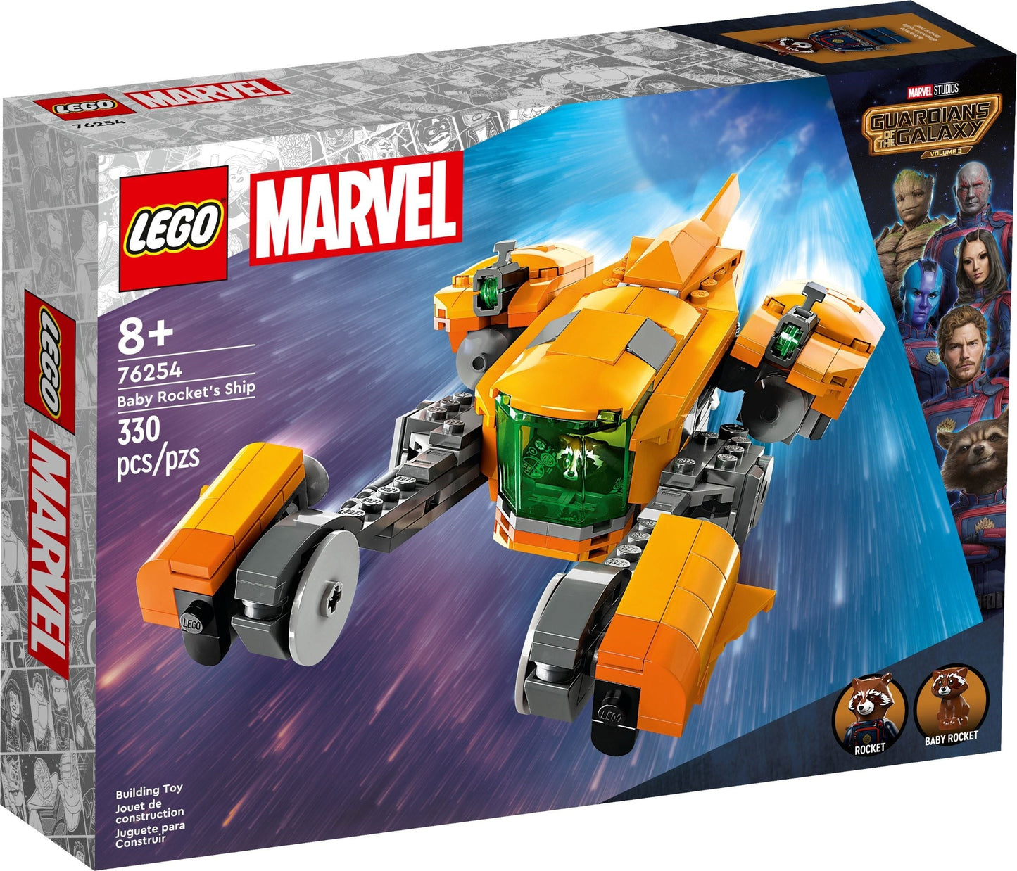 LEGO Marvel Series 76254 Baby Rocket's Ship- Auzzi Store