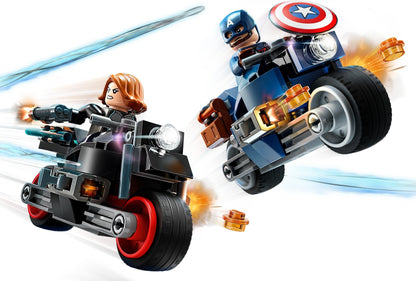 LEGO Marvel Series 76260 Black Widow & Captain America Motorcycles set- Auzzi Store