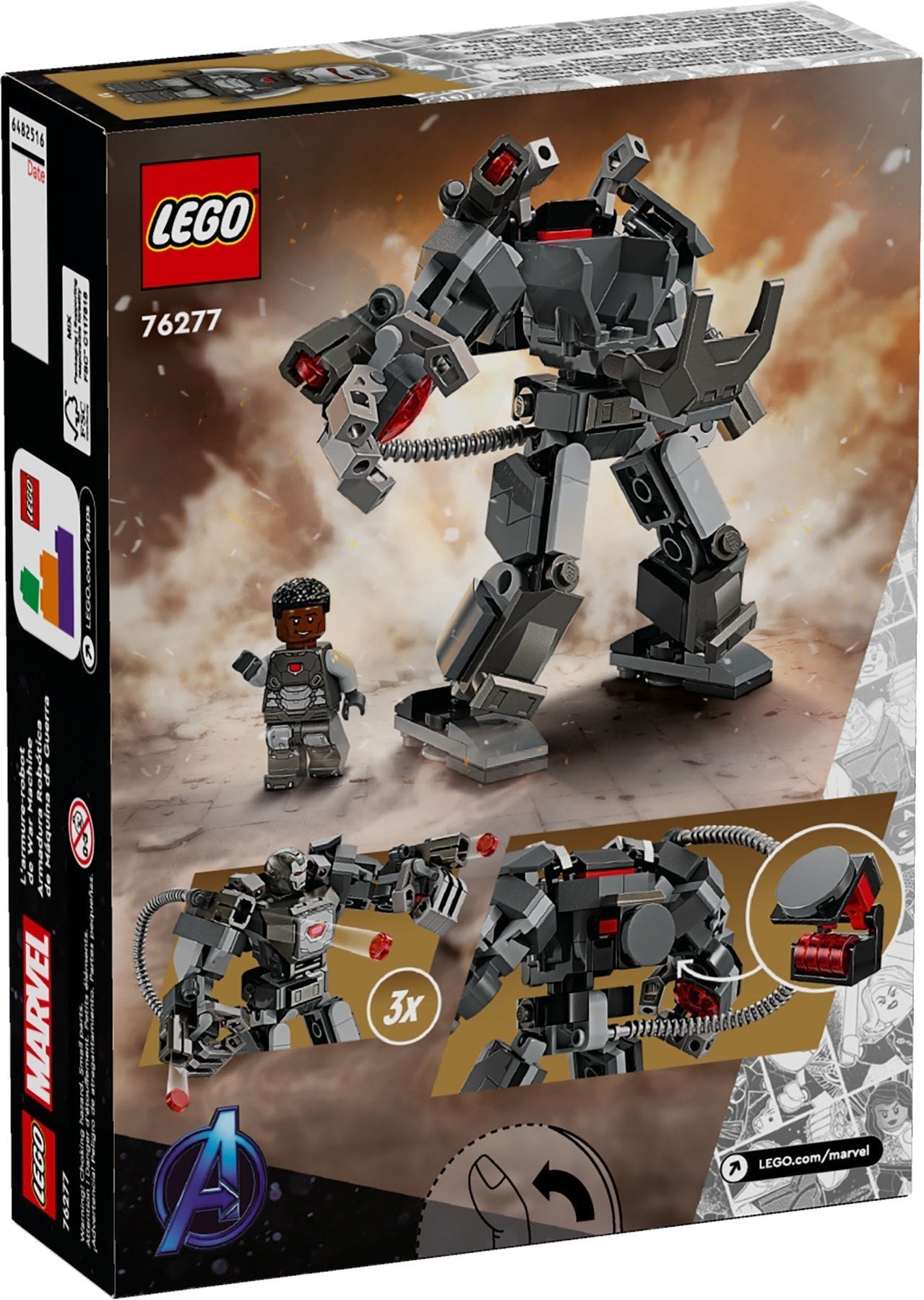 LEGO 76277 Marvel War Machine Mech Armour