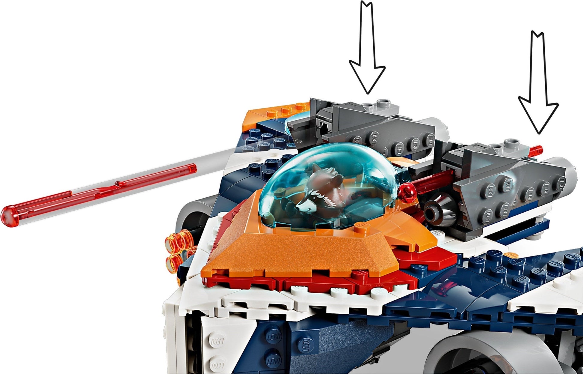 LEGO Marvel 76278 Rocket's Warbird vs. Ronan- Auzzi Store