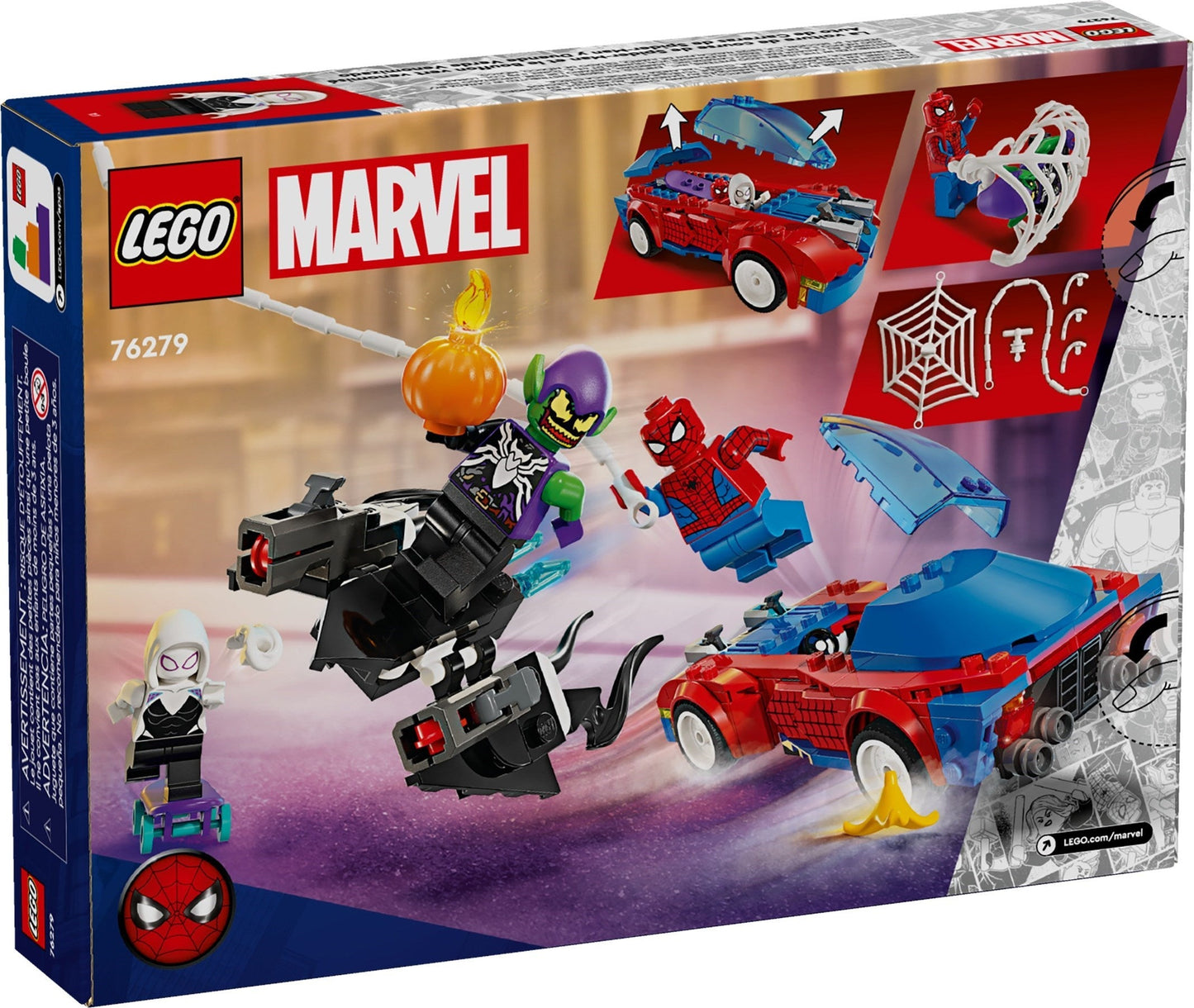 LEGO Marvel 76279 Spider-Man Race Car & Venom Green Goblin- Auzzi Store