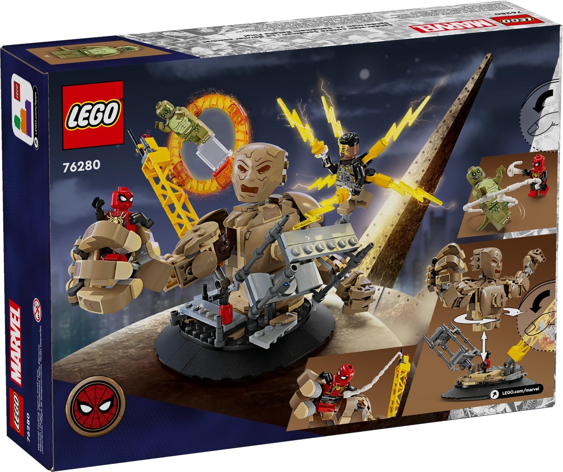 LEGO Marvel 76280 Spider-Man vs. Sandman: Final Battle- Auzzi Store