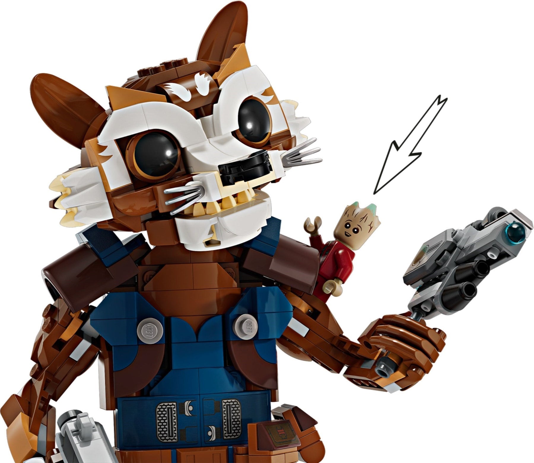 LEGO Marvel 76282 Rocket and Baby Groot Set - SuperSaverAU - view 3
