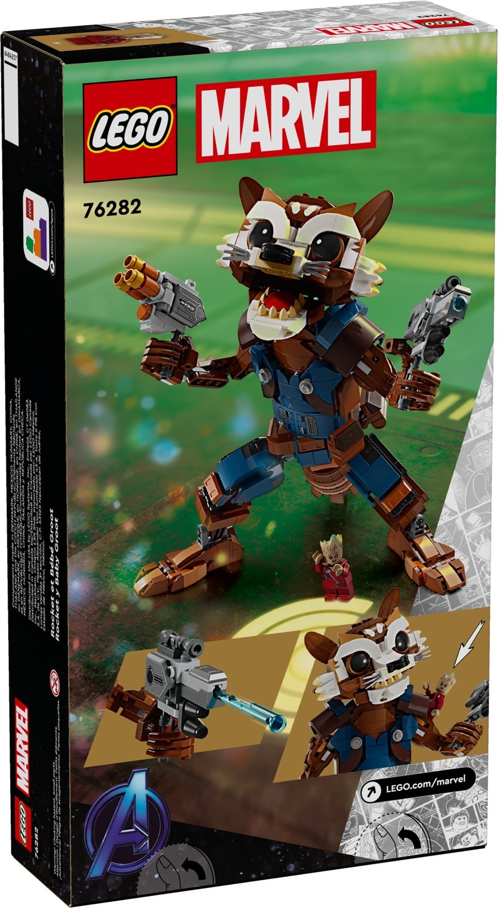 LEGO Marvel 76282 Rocket and Baby Groot Set - SuperSaverAU - view 6