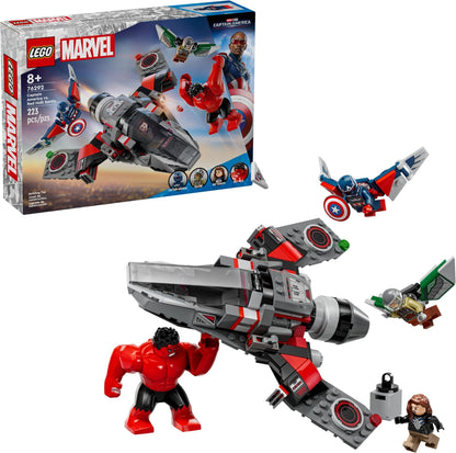 LEGO Marvel Captain America vs. Red Hulk Battle 76292