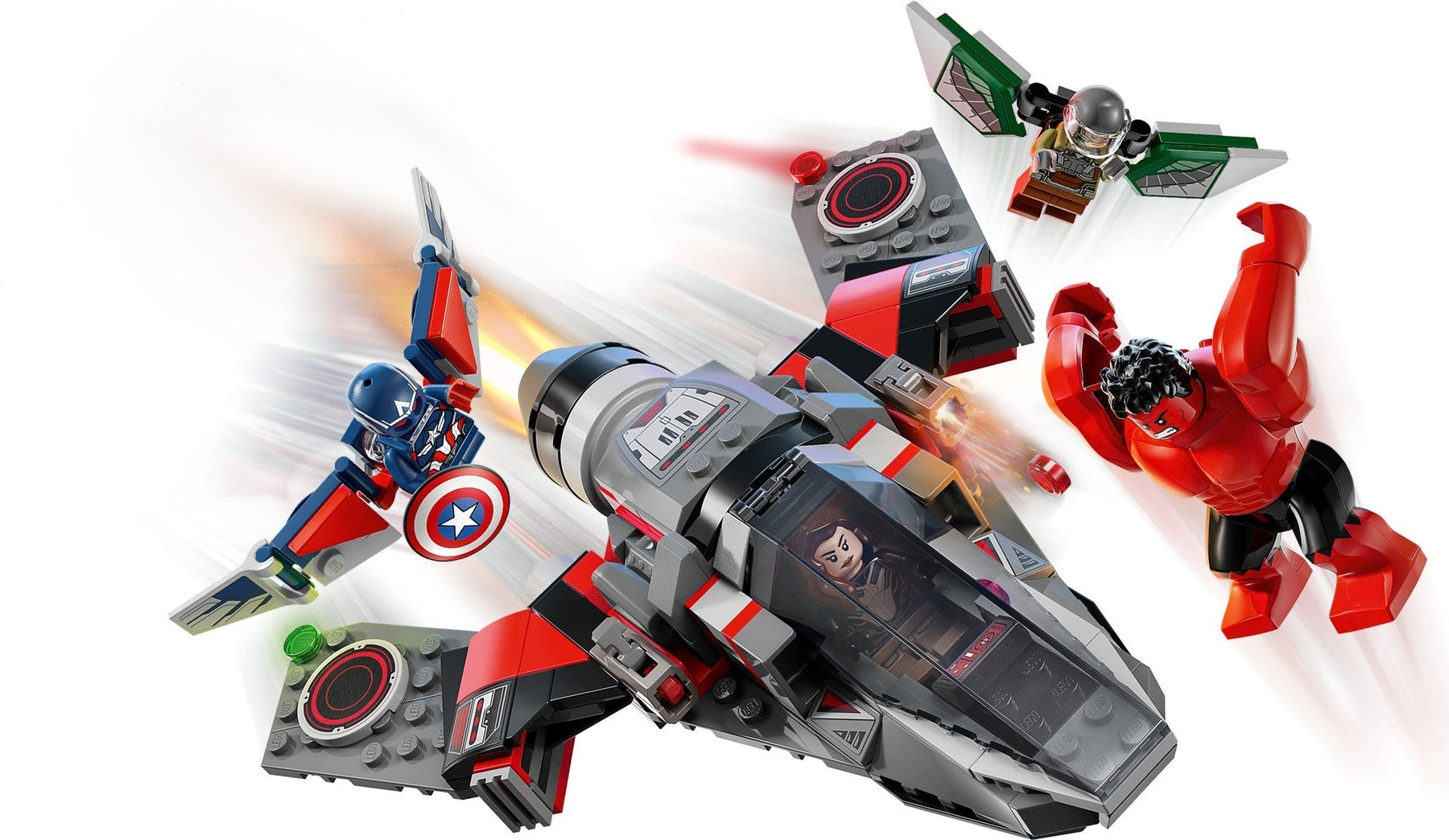 LEGO Marvel Captain America vs. Red Hulk Battle 76292 - SuperSaverAU - view 6