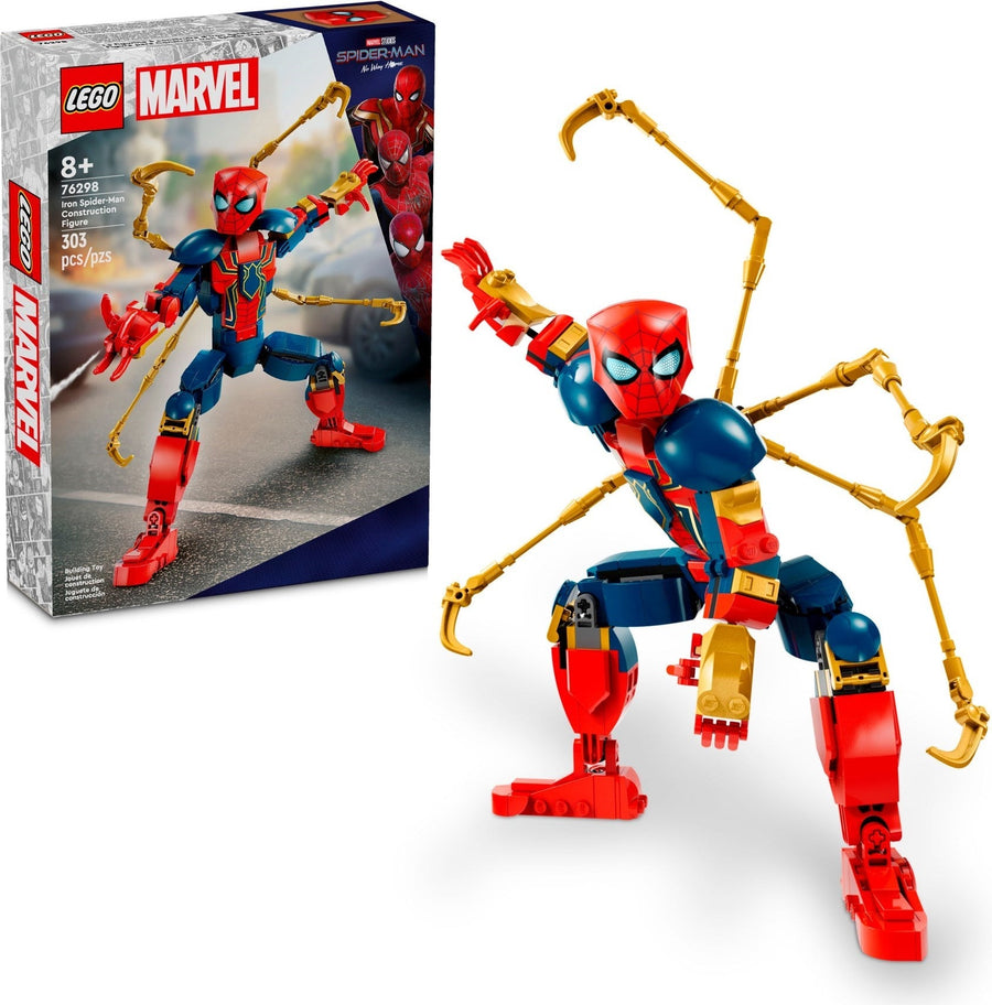 LEGO Marvel 76298 Iron Spider-Man Construction Figure - SuperSaverAU - view 1